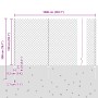 Cerca de Cadena de Eslinga con 10 Postes U Verde 1.5x10 m Acero de , Postes de cerca - Ref: Foro24-3336243, Precio: 136,31 €,...
