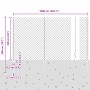 Cerca de Malla con 10 Postes U Verde 1.6x10 m Acero de , Postes de cerca - Ref: Foro24-3336244, Precio: 135,54 €, Descuento: %