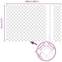 Cerca de Eslabones de Cadena con 22 postes en U Verde 0.4x25 m Acero de , Postes de cerca - Ref: Foro24-3336245, Precio: 108,...