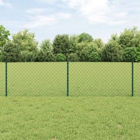 Cerca de Cadena con 22 Publicaciones en U Verde 0.6x25 m Acero de , Postes de cerca - Ref: Foro24-3336246, Precio: 136,90 €, ...