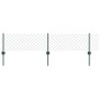 Cerca de Malla con 22 Postes en U Verde 0.4x25 m Acero de , Postes de cerca - Ref: Foro24-3336249, Precio: 104,13 €, Descuent...