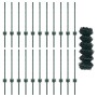 Cerca de Malla con 22 Postes U Verde 0.6x25 m Acero de , Postes de cerca - Ref: Foro24-3336250, Precio: 121,54 €, Descuento: %