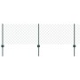 Cerca de Malla con 22 Postes U Verde 0.6x25 m Acero de , Postes de cerca - Ref: Foro24-3336250, Precio: 121,54 €, Descuento: %