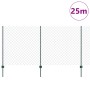Cerca de Cadena con 22 Postes en U Verde 1.2x25 m Acero de , Postes de cerca - Ref: Foro24-3336253, Precio: 201,34 €, Descuen...