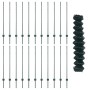 Cerca de Cadena con 22 Postes en U Verde 1.2x25 m Acero de , Postes de cerca - Ref: Foro24-3336253, Precio: 201,34 €, Descuen...