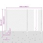 Cerca de Cadena con 22 Postes en U Verde 1.2x25 m Acero de , Postes de cerca - Ref: Foro24-3336253, Precio: 201,34 €, Descuen...