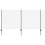 Cerca de eslabones de cadena con 20 postes en U Gris 1.2x10 m de acero de , Postes de cerca - Ref: Foro24-3336261, Precio: 11...