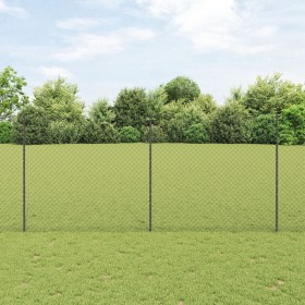 Cerca de Eslabones de Cadena con 20 Postes Gris 1.4x10 m Acero de , Postes de cerca - Ref: Foro24-3336262, Precio: 131,43 €, ...