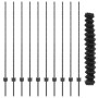 Cerca de Eslabones de Cadena con 20 Postes Gris 1.4x10 m Acero de , Postes de cerca - Ref: Foro24-3336262, Precio: 131,43 €, ...