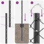 Cerca de Malla con 20 Postes en Gris 1.5x10 m de Acero de , Postes de cerca - Ref: Foro24-3336263, Precio: 137,78 €, Descuent...