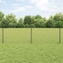 Cerca de Eslabones con 10 Postes U Gris 0.6x10 m Acero de , Postes de cerca - Ref: Foro24-3336266, Precio: 74,39 €, Descuento: %