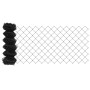 Cerca de Cadena con 10 postes en U Gris 0.4x10 m Acero de , Postes de cerca - Ref: Foro24-3336265, Precio: 59,30 €, Descuento: %