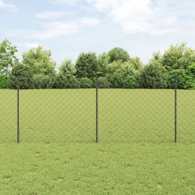Cerca de Eslabones de Cadena con 20 postes en U Gris 1x10 m Acero de , Postes de cerca - Ref: Foro24-3336268, Precio: 99,30 €...