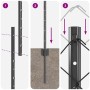Cerca de Eslabones de Cadena con 20 postes en U Gris 1x10 m Acero de , Postes de cerca - Ref: Foro24-3336268, Precio: 99,30 €...