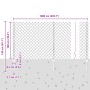 Cerca de Eslabones de Cadena con 20 postes en U Gris 1x10 m Acero de , Postes de cerca - Ref: Foro24-3336268, Precio: 99,30 €...