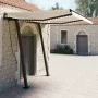 Toldo manual retráctil con LED color crema 3,5x2,5 m de vidaXL, Toldos - Ref: Foro24-3070122, Precio: 515,87 €, Descuento: %