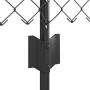 Cerca de Malla con 22 Postes en U Gris 0.4x25 m de Acero de , Postes de cerca - Ref: Foro24-3336273, Precio: 106,86 €, Descue...