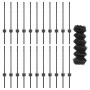Cerca de Cadena con 22 Postes U Gris 0.6x25 m de Acero de , Postes de cerca - Ref: Foro24-3336274, Precio: 135,58 €, Descuent...