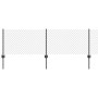 Cerca de Cadena con 22 Postes U Gris 0.6x25 m de Acero de , Postes de cerca - Ref: Foro24-3336274, Precio: 135,58 €, Descuent...
