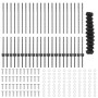 Cerca de Eslabones de Cadena con 44 postes en U Gris 1x25 m Acero de , Postes de cerca - Ref: Foro24-3336276, Precio: 212,31 ...