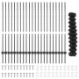 Cerca de Malla de Cadena con 44 Poste en U Gris 1.2x25 m Acero de , Postes de cerca - Ref: Foro24-3336281, Precio: 209,94 €, ...