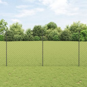 Conjunto de Cerca de Jardín de Malla de Cadena Conjunto de 2 Gris de , Postes de cerca - Ref: Foro24-3336283, Precio: 241,93 ...