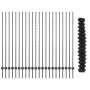 Conjunto de Cerca de Jardín de Malla de Cadena Conjunto de 2 Gris de , Postes de cerca - Ref: Foro24-3336283, Precio: 241,93 ...