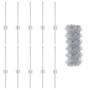 Cerca de Malla Electrosoldada con 10 Postes en Plata 0.4x10 m de Acero de , Postes de cerca - Ref: Foro24-3336285, Precio: 61...