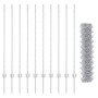 Cerca de eslabones de cadena con 20 postes en U Plateado 1.2x10 m Acero de , Postes de cerca - Ref: Foro24-3336289, Precio: 1...