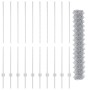 Cerca de Malla con 20 Postes U Plata 1.4x10 m Acero de , Postes de cerca - Ref: Foro24-3336290, Precio: 135,65 €, Descuento: %