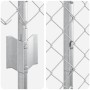 Cerca de Malla con 20 Postes U Plata 1.4x10 m Acero de , Postes de cerca - Ref: Foro24-3336290, Precio: 135,65 €, Descuento: %