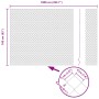 Cerca de Eslabones de Cadena con 20 postes en plata 1.6x10 m acero de , Postes de cerca - Ref: Foro24-3336292, Precio: 151,49...