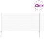 Valla de Alambre Soldado con 22 Postes en U Plateados 1x25 m de Acero de , Postes de cerca - Ref: Foro24-3336361, Precio: 112...