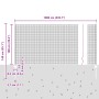 Valla de Alambre Soldado con 22 Postes en U Plateados 1x25 m de Acero de , Postes de cerca - Ref: Foro24-3336361, Precio: 112...