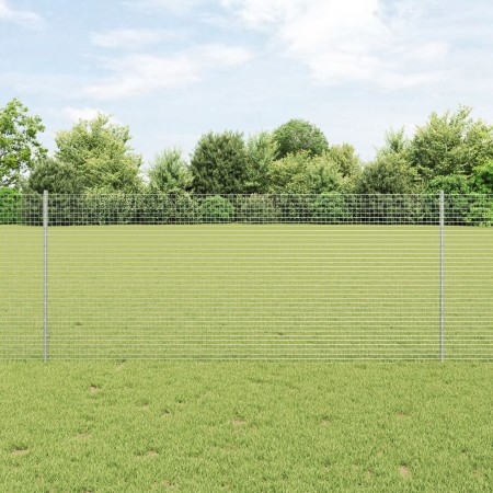Set de Cerca de Malla de Pollo Set de 2 Acero Galvanizado 25 x 1 m de , Postes de cerca - Ref: Foro24-3336363, Precio: 113,09...
