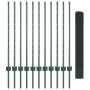 Cerca de Alambre Soldado con 11 Postes en U Verde 1x25 m Acero de , Postes de cerca - Ref: Foro24-3336480, Precio: 98,77 €, D...