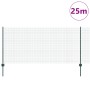 Cerca de Alambre Soldado con 11 Postes en U Verde 1x25 m Acero de , Postes de cerca - Ref: Foro24-3336480, Precio: 98,77 €, D...