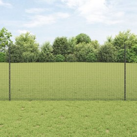 Cerca de Alambre Soldado con 22 Postes U Gris 1.2x25 m Acero de , Postes de cerca - Ref: Foro24-3336601, Precio: 117,83 €, De...