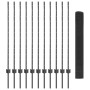 Cerca de Alambre Soldado con 22 Postes U Gris 1.2x25 m Acero de , Postes de cerca - Ref: Foro24-3336601, Precio: 117,83 €, De...
