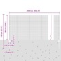 Cerca de Malla Soldada Set de 2 Gris Acero 25 x 1 m Resistente de , Postes de cerca - Ref: Foro24-3336600, Precio: 103,31 €, ...
