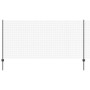 Cerca de alambre soldado con 22 postes U gris 1.2x25 m acero de , Postes de cerca - Ref: Foro24-3336603, Precio: 116,46 €, De...