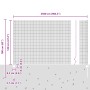 Cerca de alambre soldado con 22 postes U gris 1.2x25 m acero de , Postes de cerca - Ref: Foro24-3336603, Precio: 116,46 €, De...