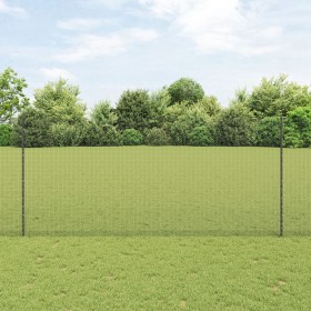 Cerca de Alambre Soldado con 22 postes U Gris 1.4x25 m de Acero de , Postes de cerca - Ref: Foro24-3336606, Precio: 132,39 €,...