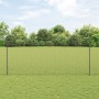Valla de Alambre Soldado con 22 postes en Gris 1.4x25 m Acero de , Postes de cerca - Ref: Foro24-3336608, Precio: 128,36 €, D...