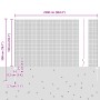 Juego de Cercas Set de 2 Gris Metal 25 x 1.5 m Duradero de , Postes de cerca - Ref: Foro24-3336611, Precio: 150,81 €, Descuen...
