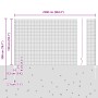 Juego de Cercas de Alambre Soldado Set de 2 Gris Metal Grande de , Postes de cerca - Ref: Foro24-3336612, Precio: 151,20 €, D...