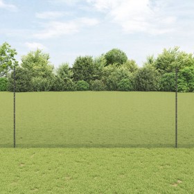 Cerca de Alambre Soldado con 22 Postes en U Gris 1.6x25 m de Acero de , Postes de cerca - Ref: Foro24-3336613, Precio: 152,74...