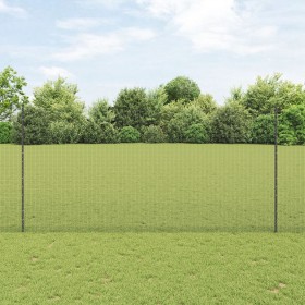 Valla de Alambre Soldado con 22 postes U Gris 1.6x25 m Acero de , Postes de cerca - Ref: Foro24-3336614, Precio: 154,47 €, De...