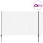 Valla de Alambre Soldado con 22 postes U Gris 1.6x25 m Acero de , Postes de cerca - Ref: Foro24-3336614, Precio: 154,47 €, De...