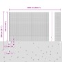 Valla de Alambre Soldado con 22 postes U Gris 1.6x25 m Acero de , Postes de cerca - Ref: Foro24-3336614, Precio: 154,47 €, De...